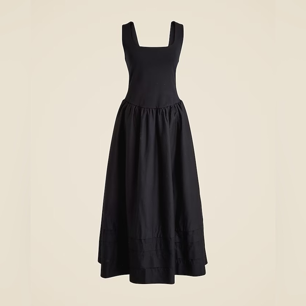 Drop-waist mixy dress